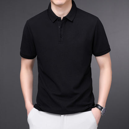 Men's Lapel Short Half Sleeve T-Shirt