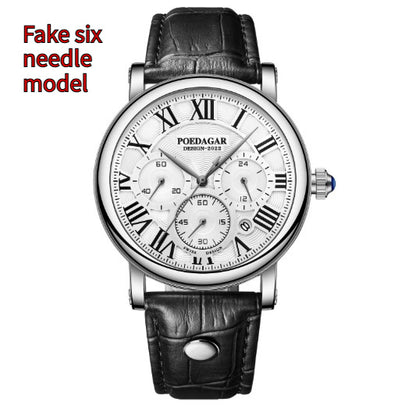 Multifunctional Fashion Quartz Watch thin Belt