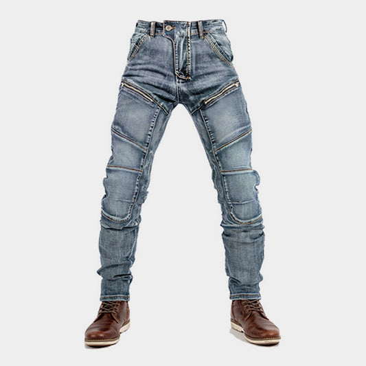 American Double Zipper Jeans