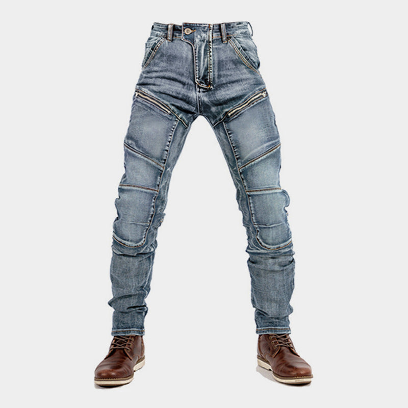 American Double Zipper Jeans