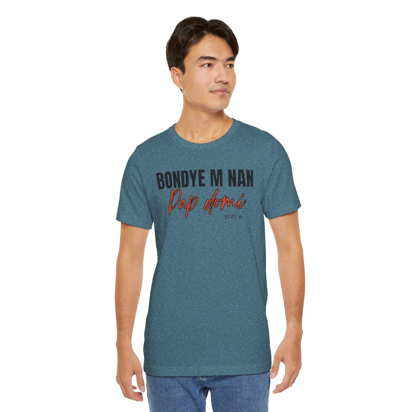 (Black Letters) Faith-Inspired| Bondye M Nan Pap Domi