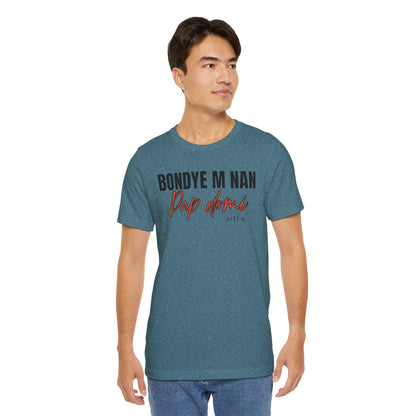 (Black Letters) Faith-Inspired| Bondye M Nan Pap Domi