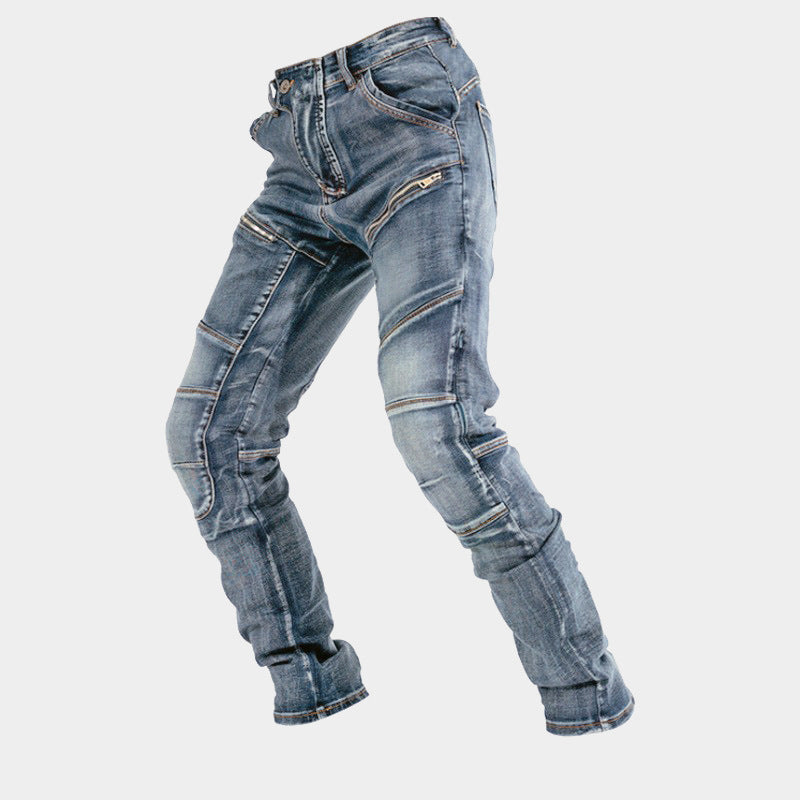 American Double Zipper Jeans