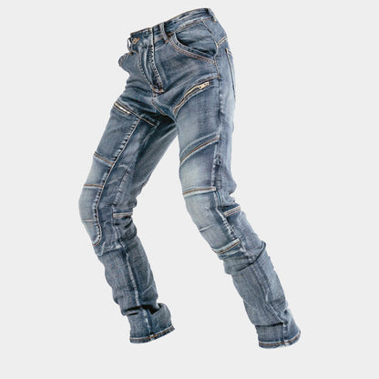 American Double Zipper Jeans