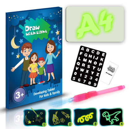 Educational Toy Drawing Pad 3D Magic Light Effects