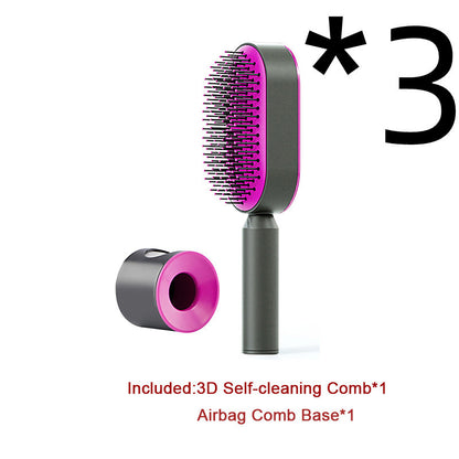 Self Cleaning Hair Brush Hair Loss Airbag Massage