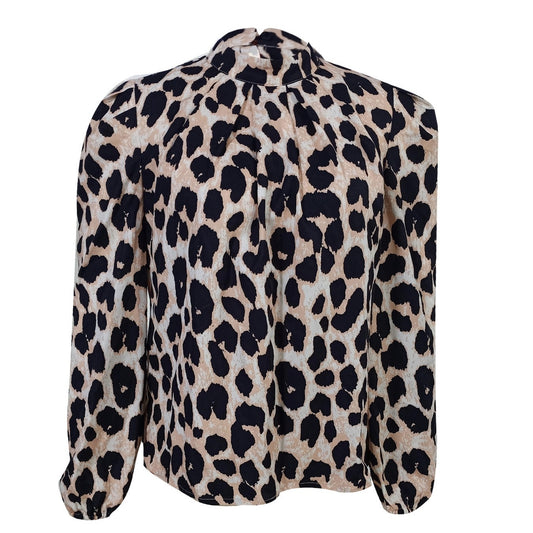 New Long Sleeved Leopard Fashion Top