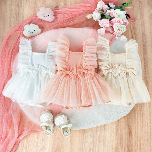 Jumpsuit Baby Net Skirt Princess Poris Dress
