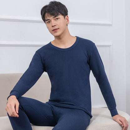 Men's Pure Cotton Thermal Underwear Suit