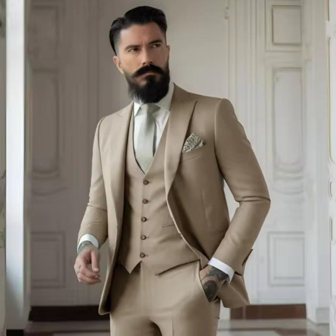 Men's Slim Fit Business Suit Set