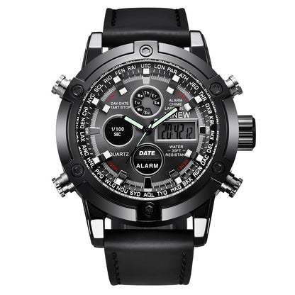 Men's Fashion Belt Multi-functional Watch