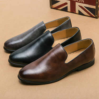Leather Shoes Korean Fashion Doug Shoes