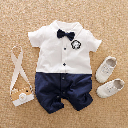Gentleman's Baby Clothes, Long-sleeved Romper