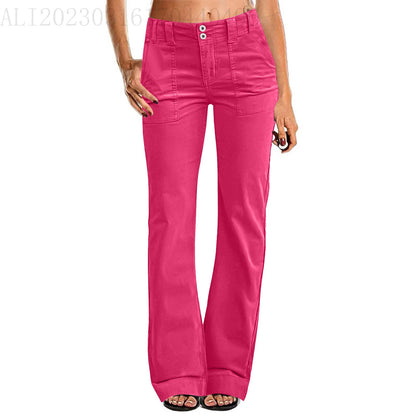 Lightweight Zipper Pocket Exercise Workout Pants