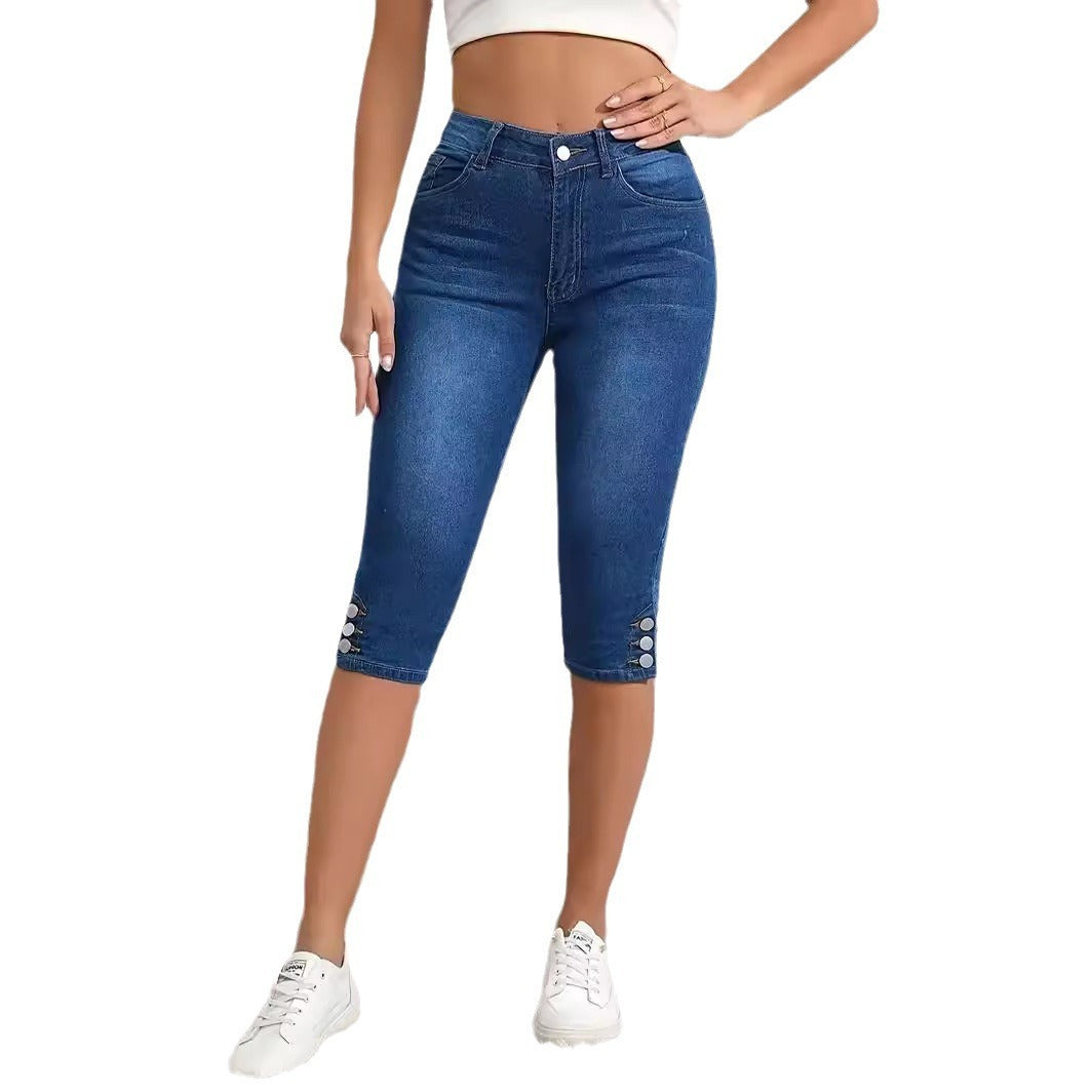 Women's Oversized Jeans Breasted