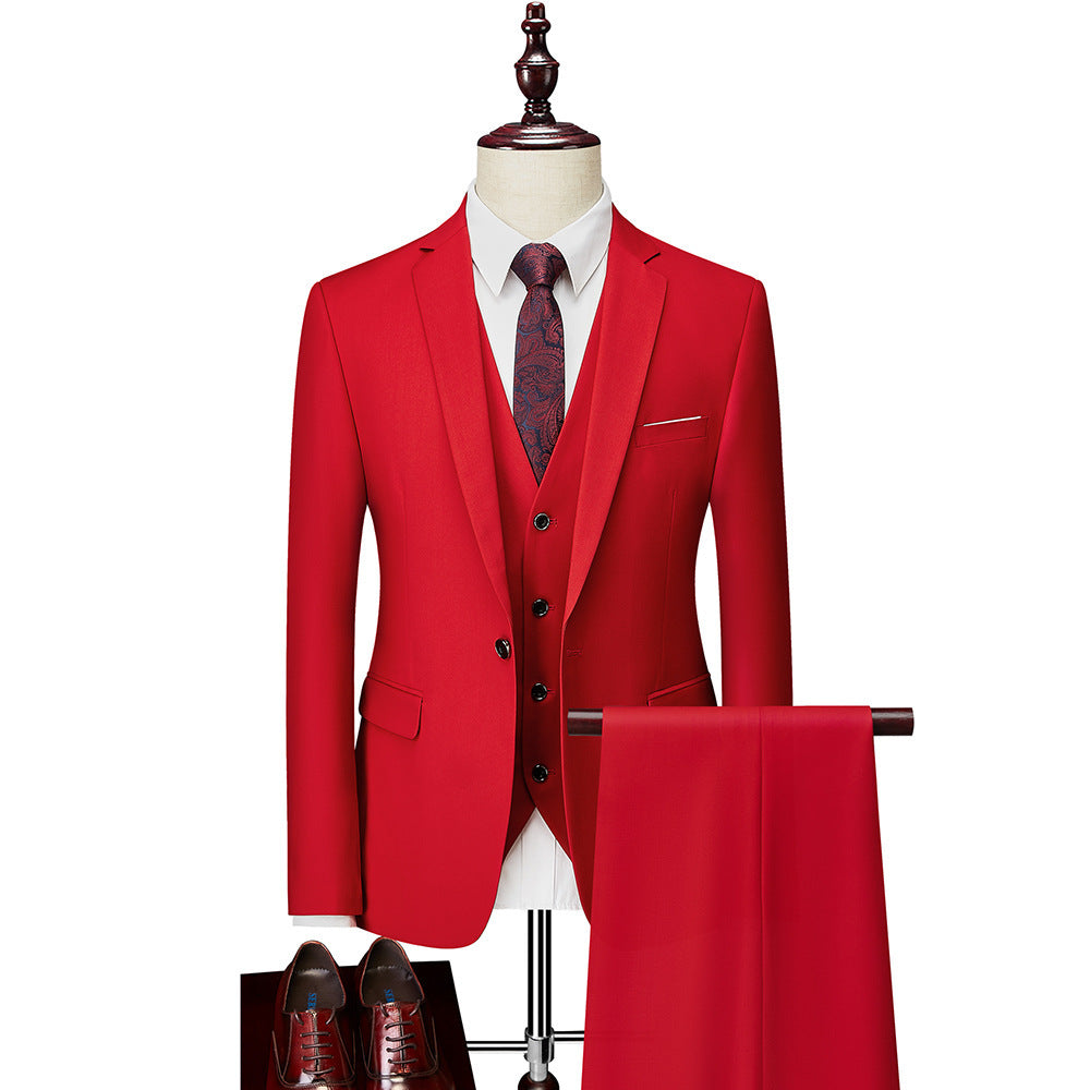 Three-piece Suit Business Wear Formal Wear