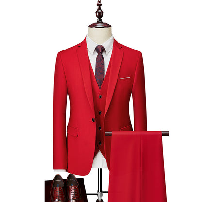 Three-piece Suit Business Wear Formal Wear