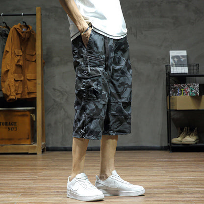 Men's Cropped Pants Loose Straight