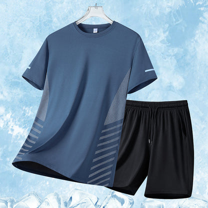 Quick-drying Sports T-shirt Shorts Suit