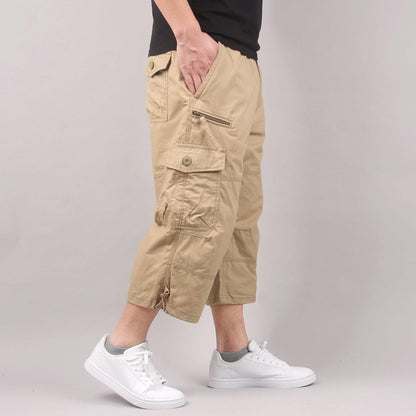 Cropped Trendy Men's Pants Loose