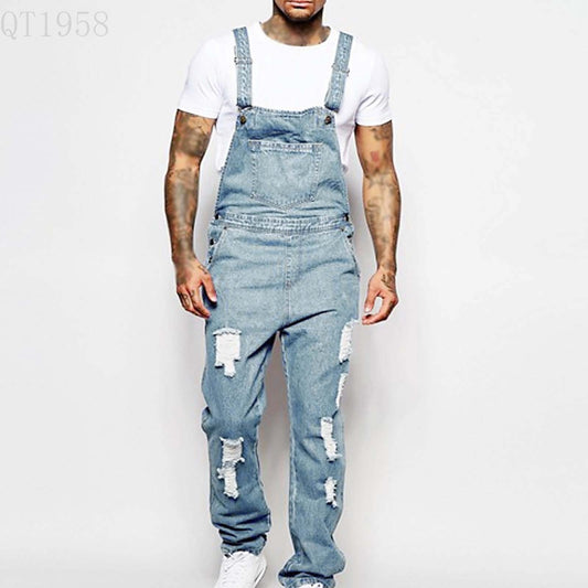 Great Fashion Men's Sling Denim Romper