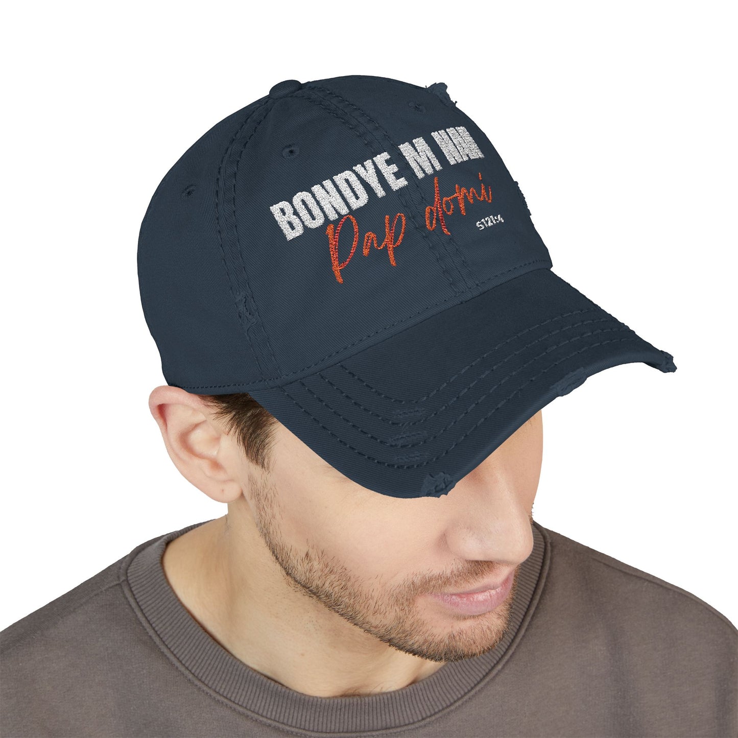 Good Looking Hat "Bondye m nan pap Domi"