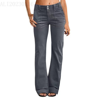 Lightweight Zipper Pocket Exercise Workout Pants