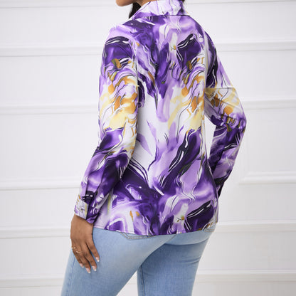 Ladies' Elegant Fashionable Long Sleeved Shirt