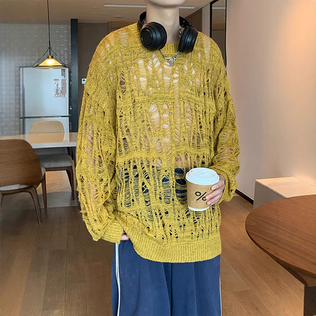Hollow Loose Thin Sweater Sweatshirts