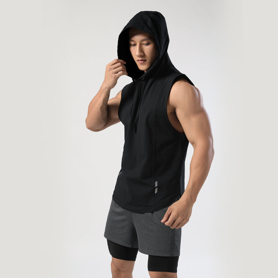 Hooded Sleeveless T-shirt Men's