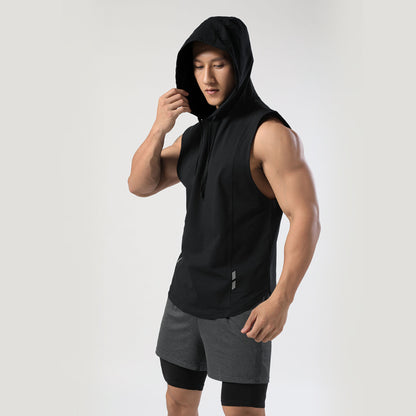 Hooded Sleeveless T-shirt Men's