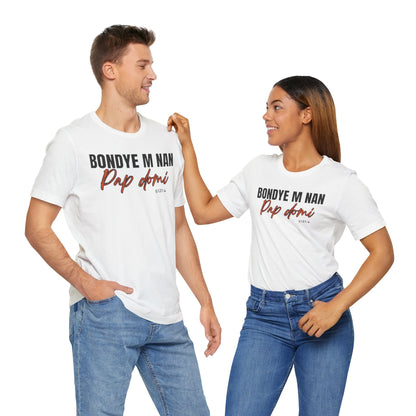 (Black Letters) Faith-Inspired| Bondye M Nan Pap Domi