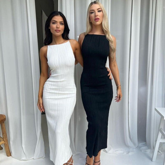 Fashionable And Sexy Long Slim Fit Dress