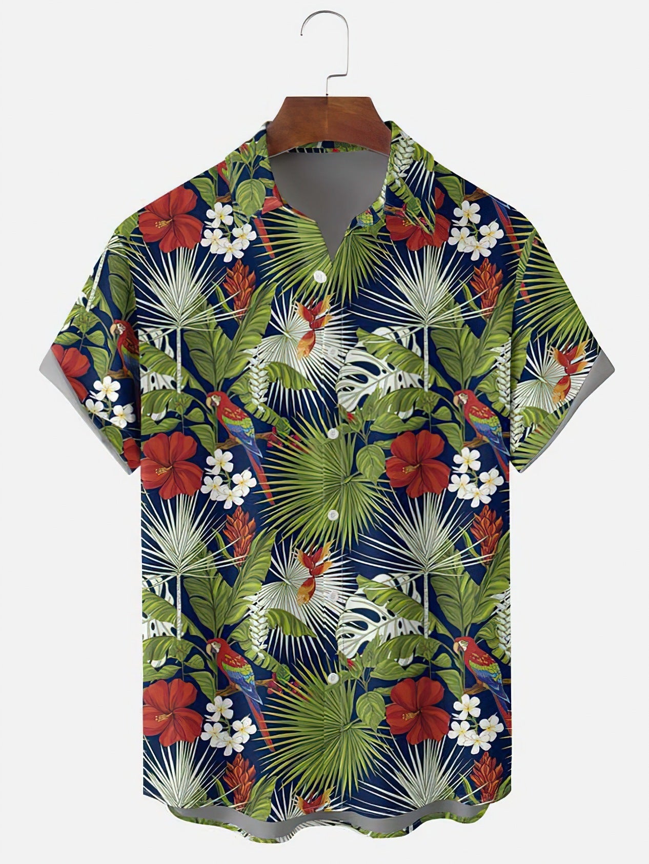 Summer Flower Pattern Seaside Shirt