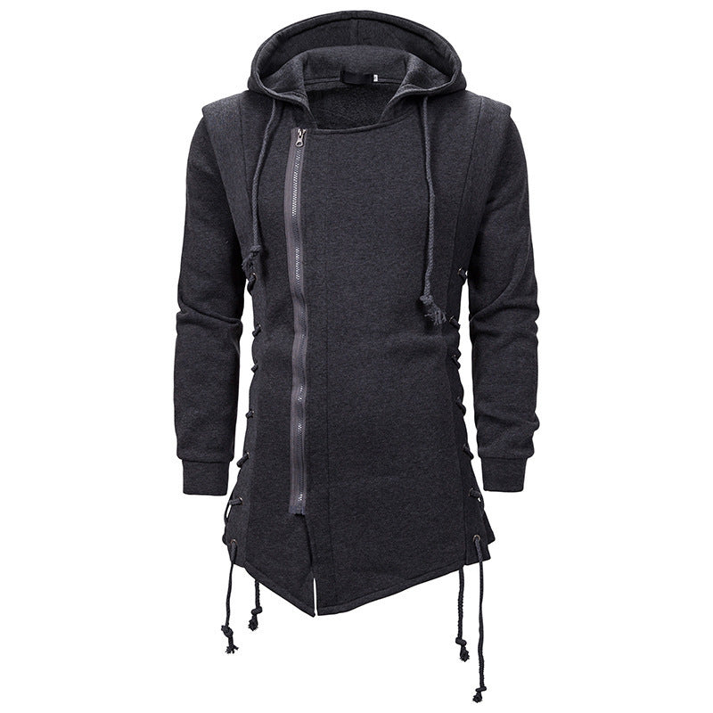 Perfect Men's Goth Hooded Sweater Jacket