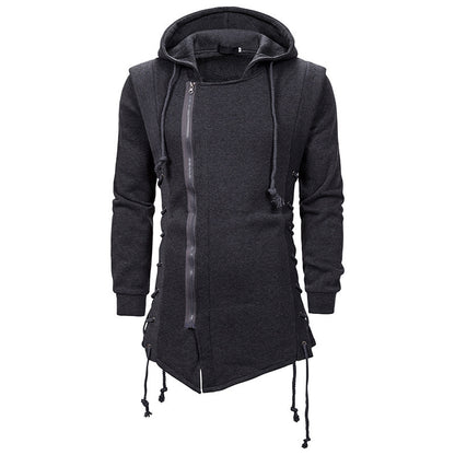Perfect Men's Goth Hooded Sweater Jacket