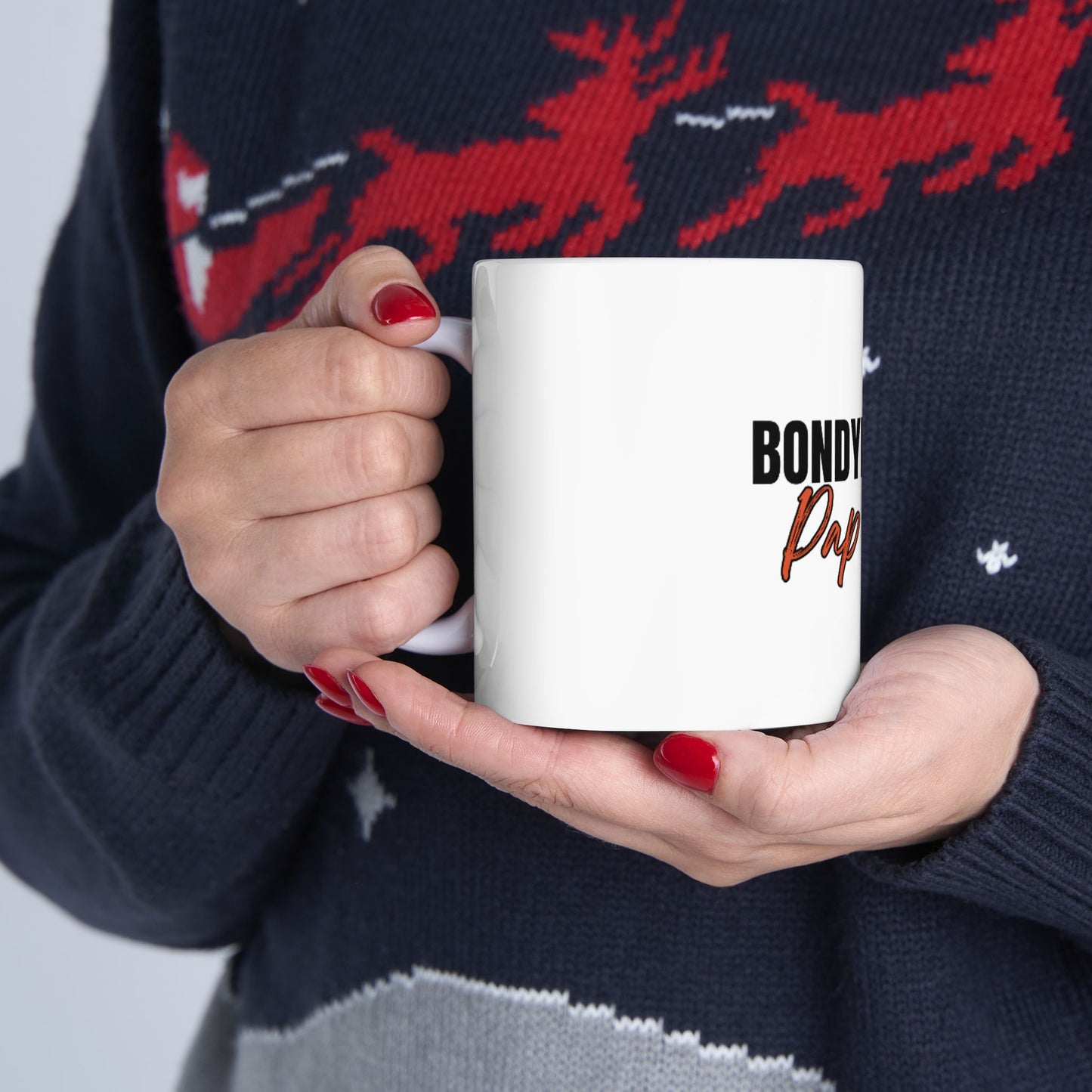 Ceramic Coffee Mug "Bondye m nan pap domi"