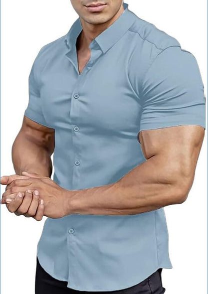 Men's Thin Short Sleeve Shirt