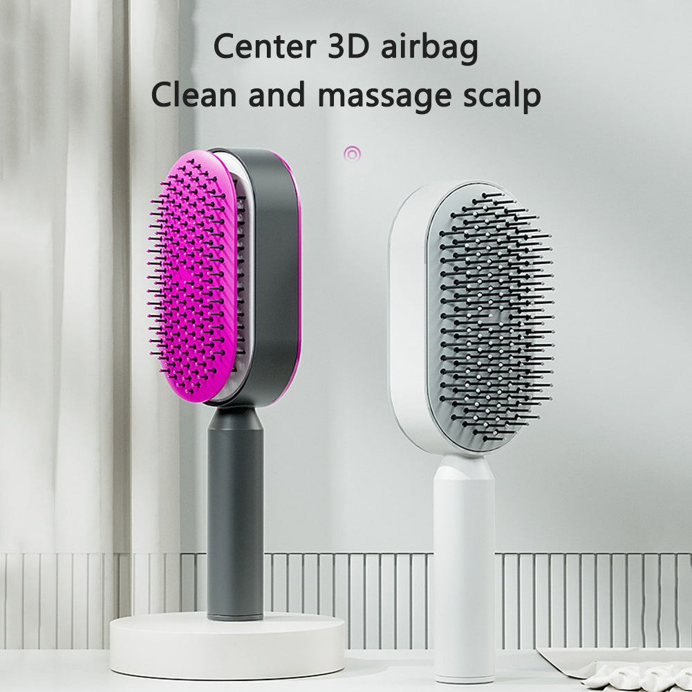 Self Cleaning Hair Brush Hair Loss Airbag Massage