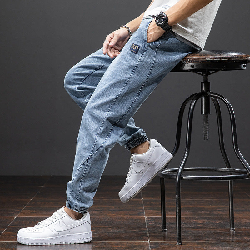 Men's Loose Cargo Jeans