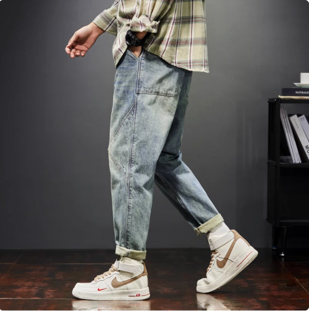 Loose Straight Tube Haren Jeans