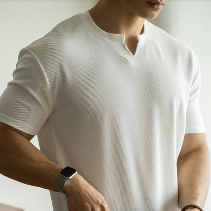 Smooth Silk Loose Commuter T-Shirt