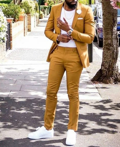 Two-piece Suit With Two Buttons Suit