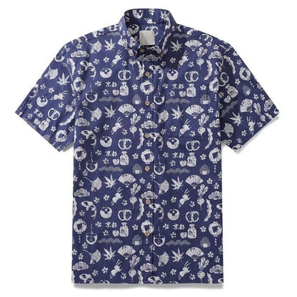 Men's Shirt Hawaiian Tropical Style