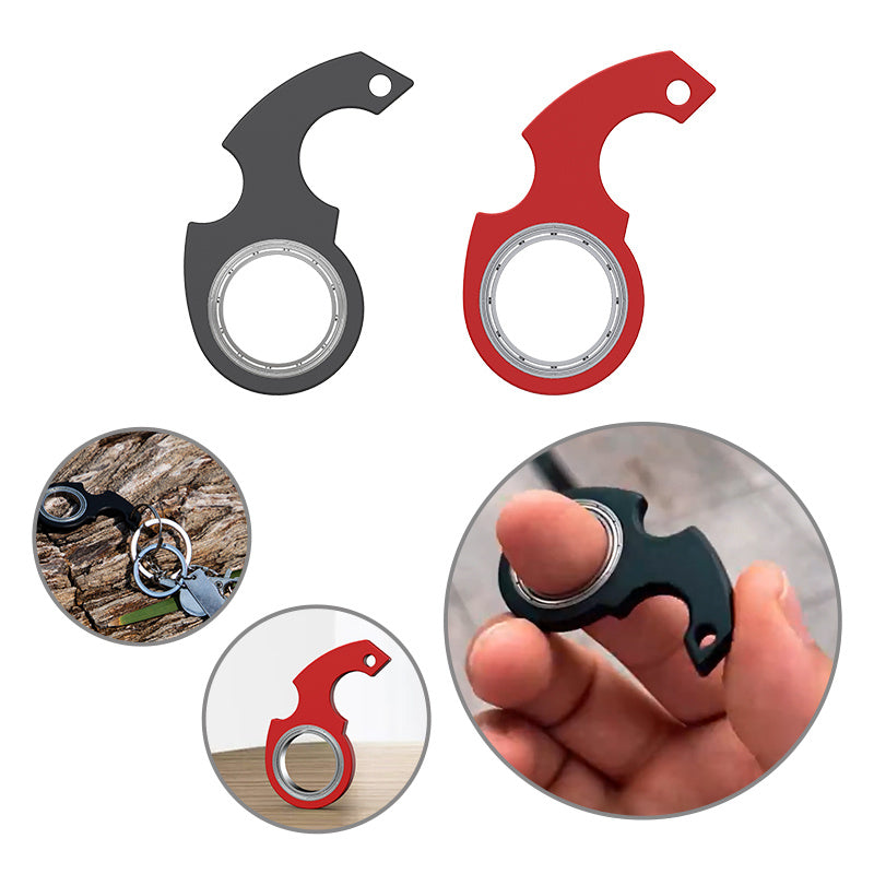 Hand Spinner Anti-Anxiety Toy Relieves Stress Finger. Keychain Bottle Opener Kids Toy