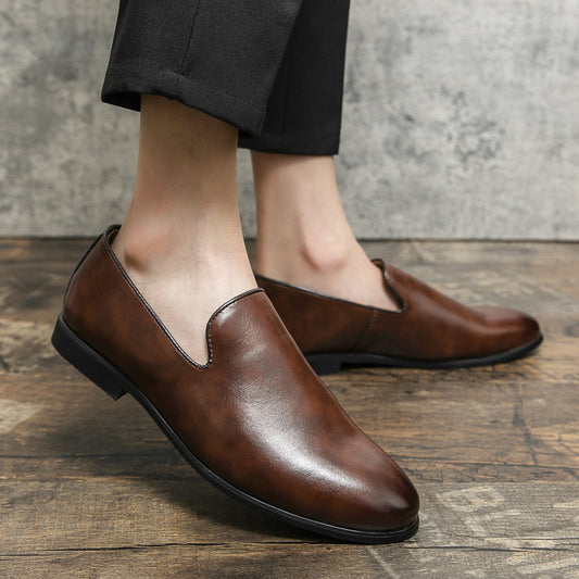 Leather Shoes Korean Fashion Doug Shoes