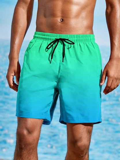 Men's Fashion Gradient Color Shorts