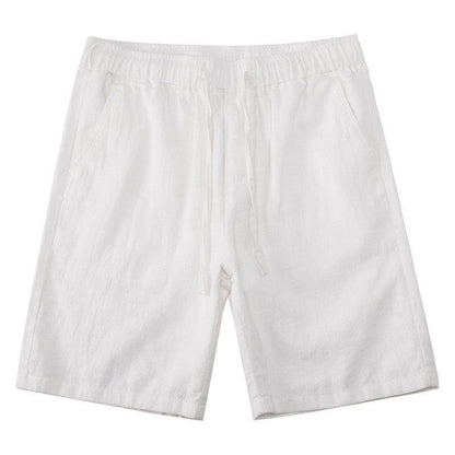 Loose Straight Light Cotton Linen Men's Shorts