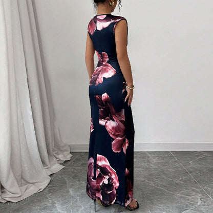 Slim Sleeveless One-step Skirt Dress