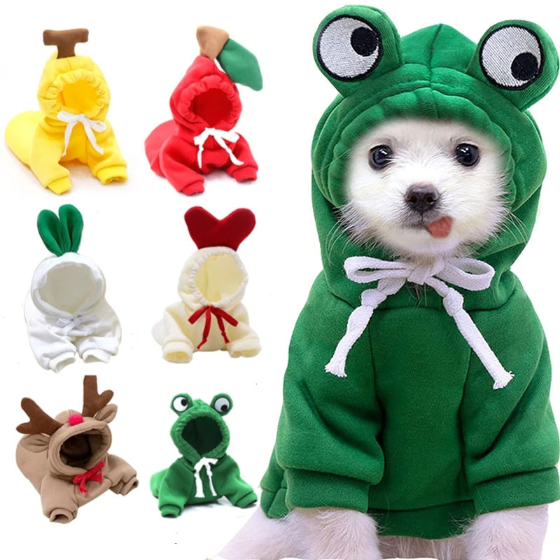 Cute Fruit Dogs Hoodies